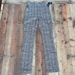 Abercrombie & Fitch Gray Plaid Skinny Pants